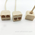 OEM Dual RJ45/8P8C female to RJ11/6P4C male Cable